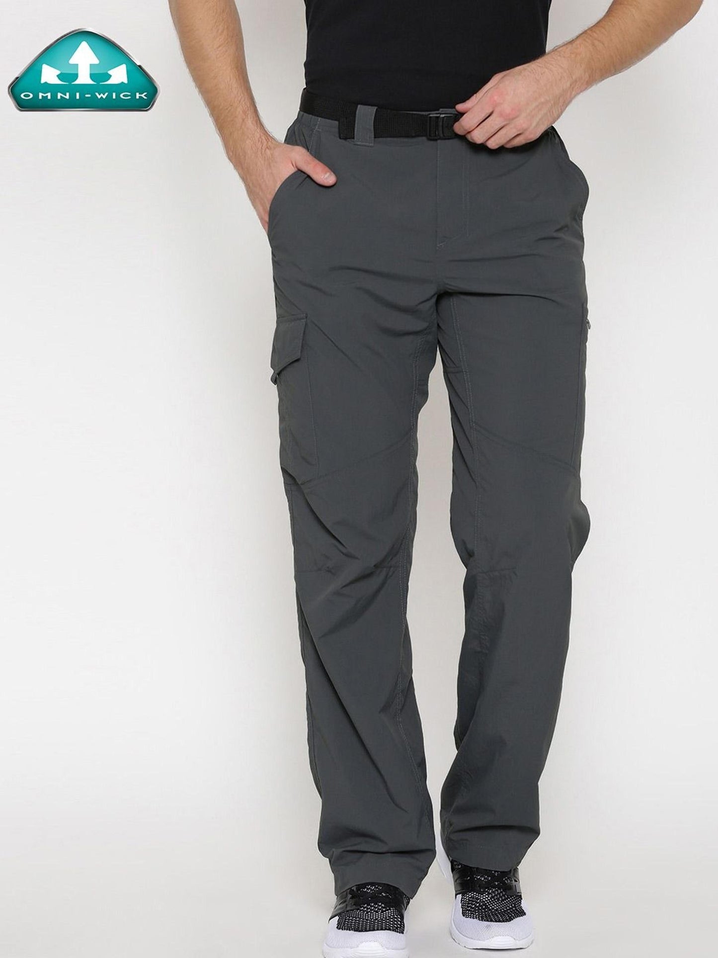 Columbia Mens Grey Omni-Shade Silver Ridge Cargo Pant