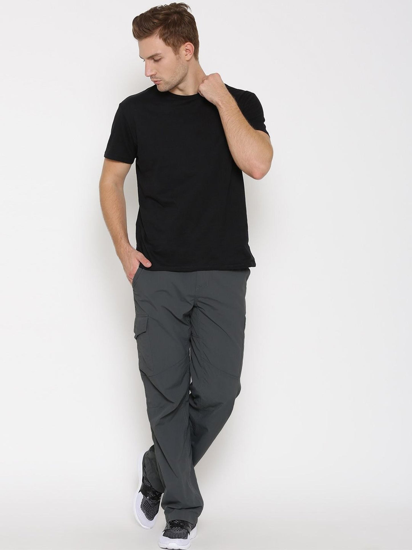 Columbia Mens Grey Omni-Shade Silver Ridge Cargo Pant