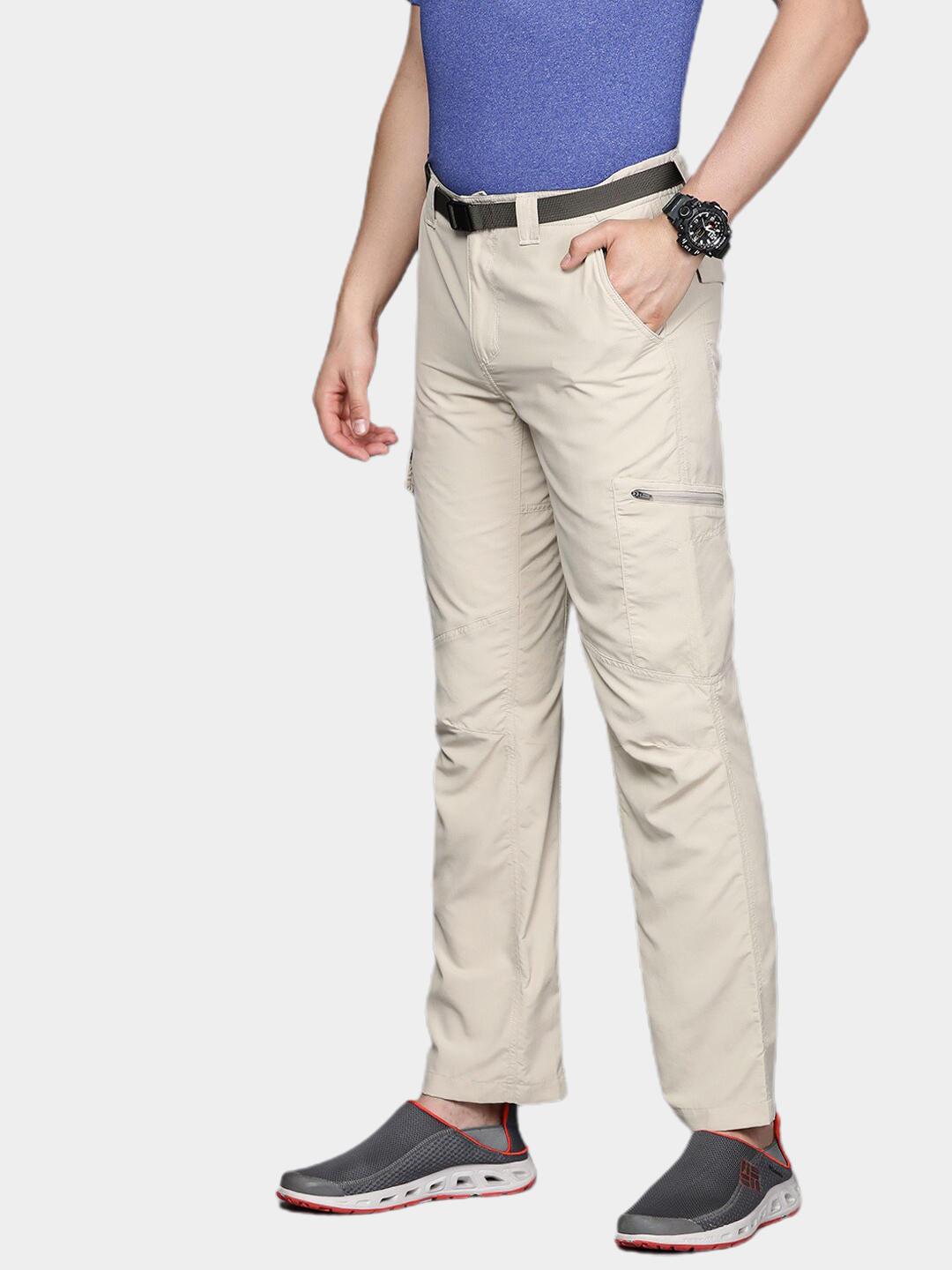 Columbia Men Beige Silver Ridge Cargo Pant