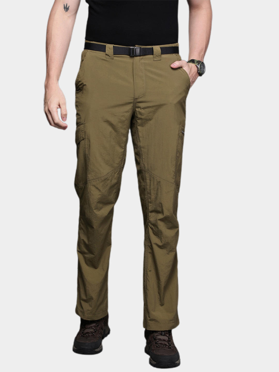 Columbia Men Green Silver Ridge Cargo Pant