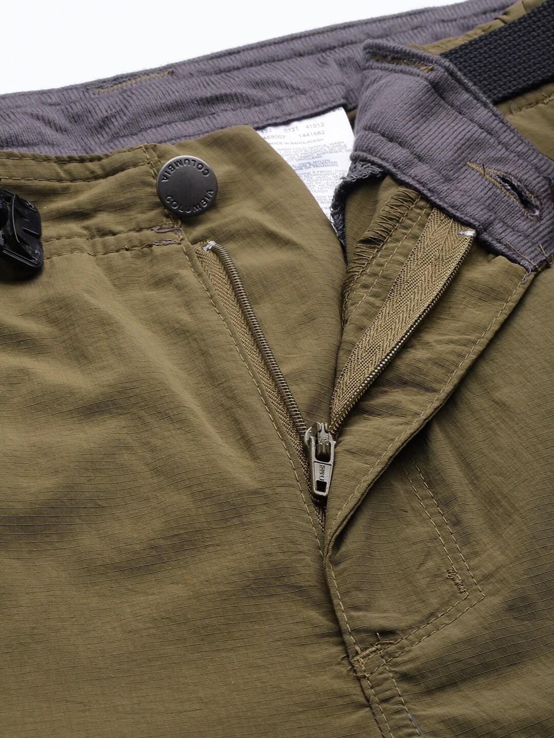 Columbia Men Green Silver Ridge Cargo Pant