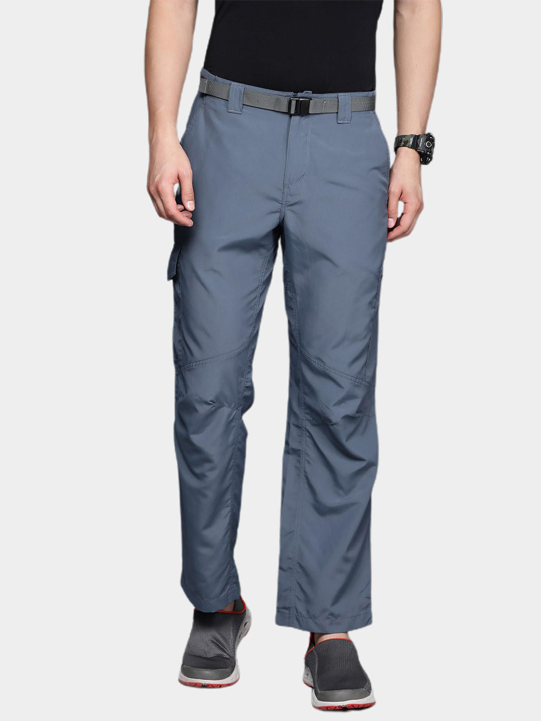 Columbia Men Navy Blue Silver Ridge Cargo Pant