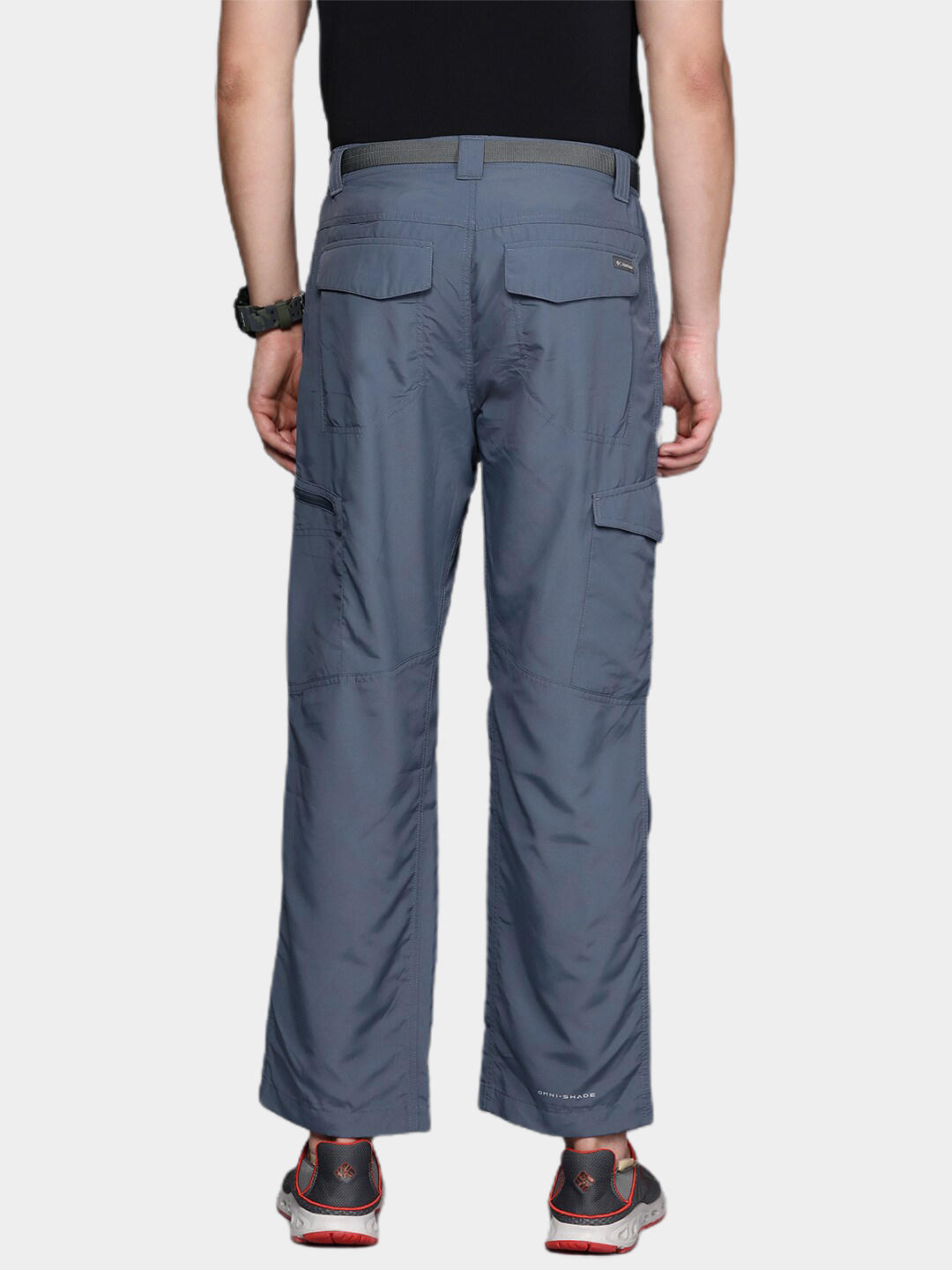 Columbia Men Navy Blue Silver Ridge Cargo Pant