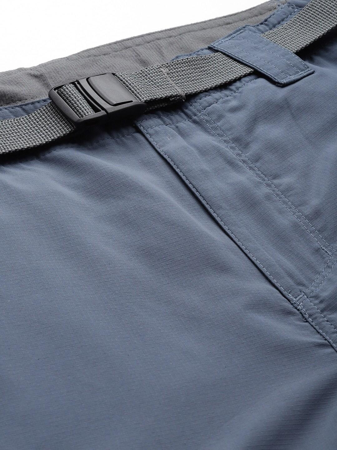 Columbia Men Navy Blue Silver Ridge Cargo Pant