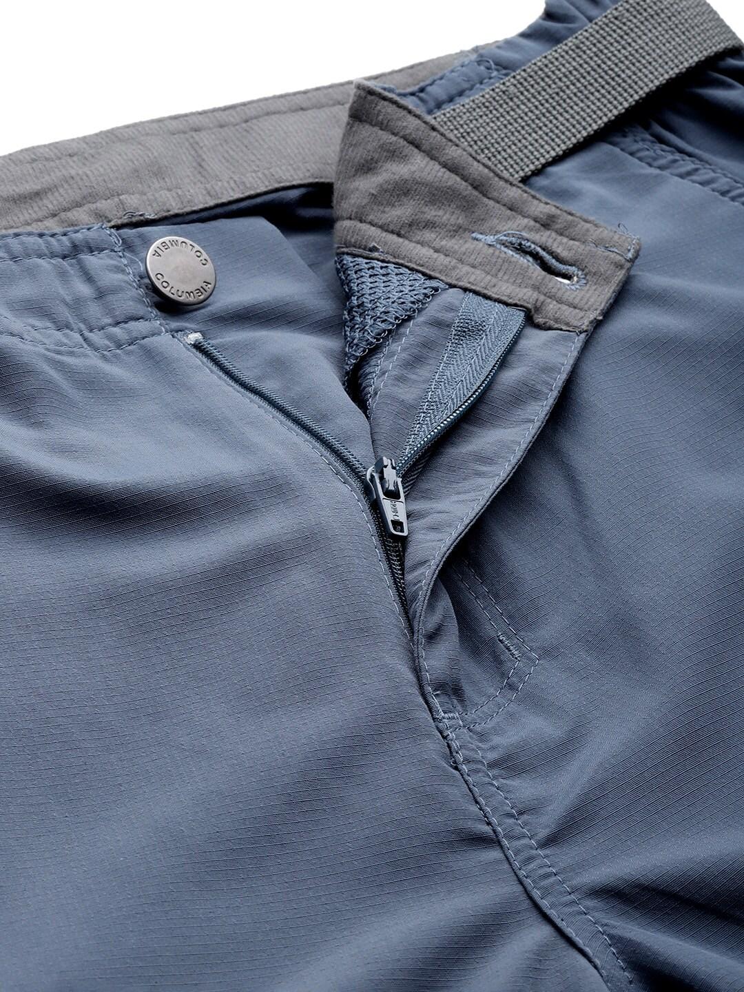 Columbia Men Navy Blue Silver Ridge Cargo Pant