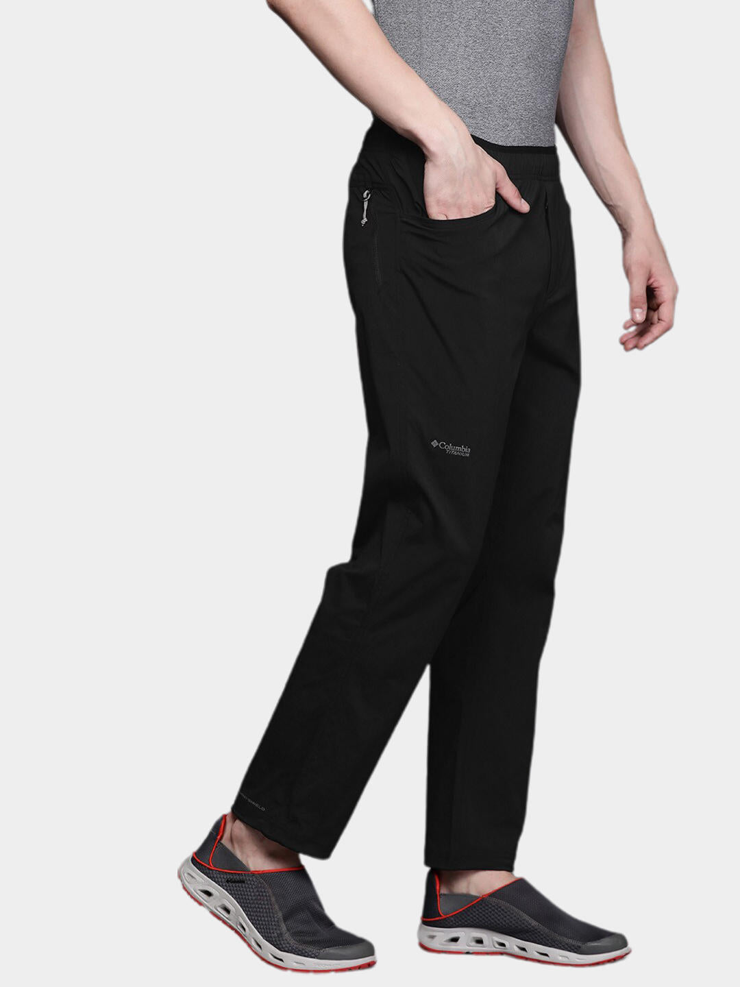 Columbia Men Black M Titan Pass Lightweight Pant
