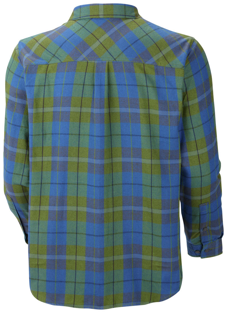 Columbia Men Green Flare Gun Flannel III Long Sleeve Shirt