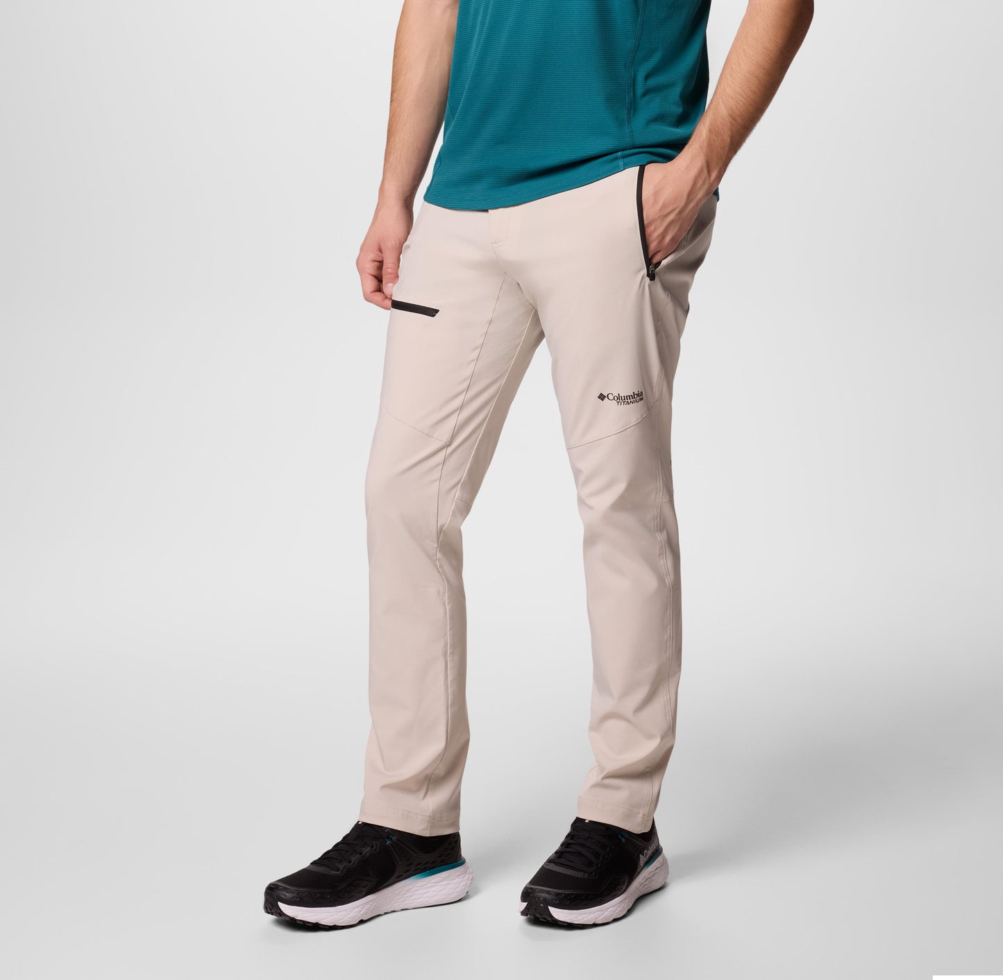 Columbia Mens Beige Omni-Shield Titan Pass II Pant