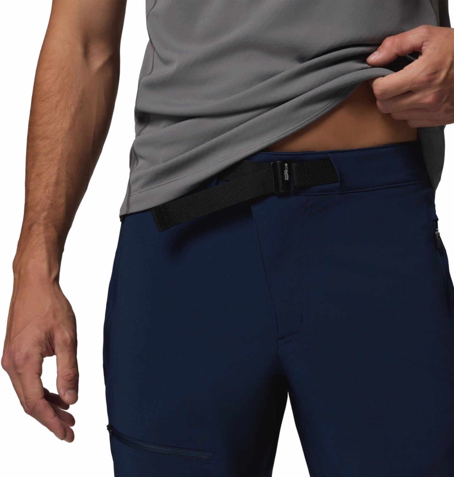 Columbia Men Navy Blue Omni-Shade Titan Pass II Pant