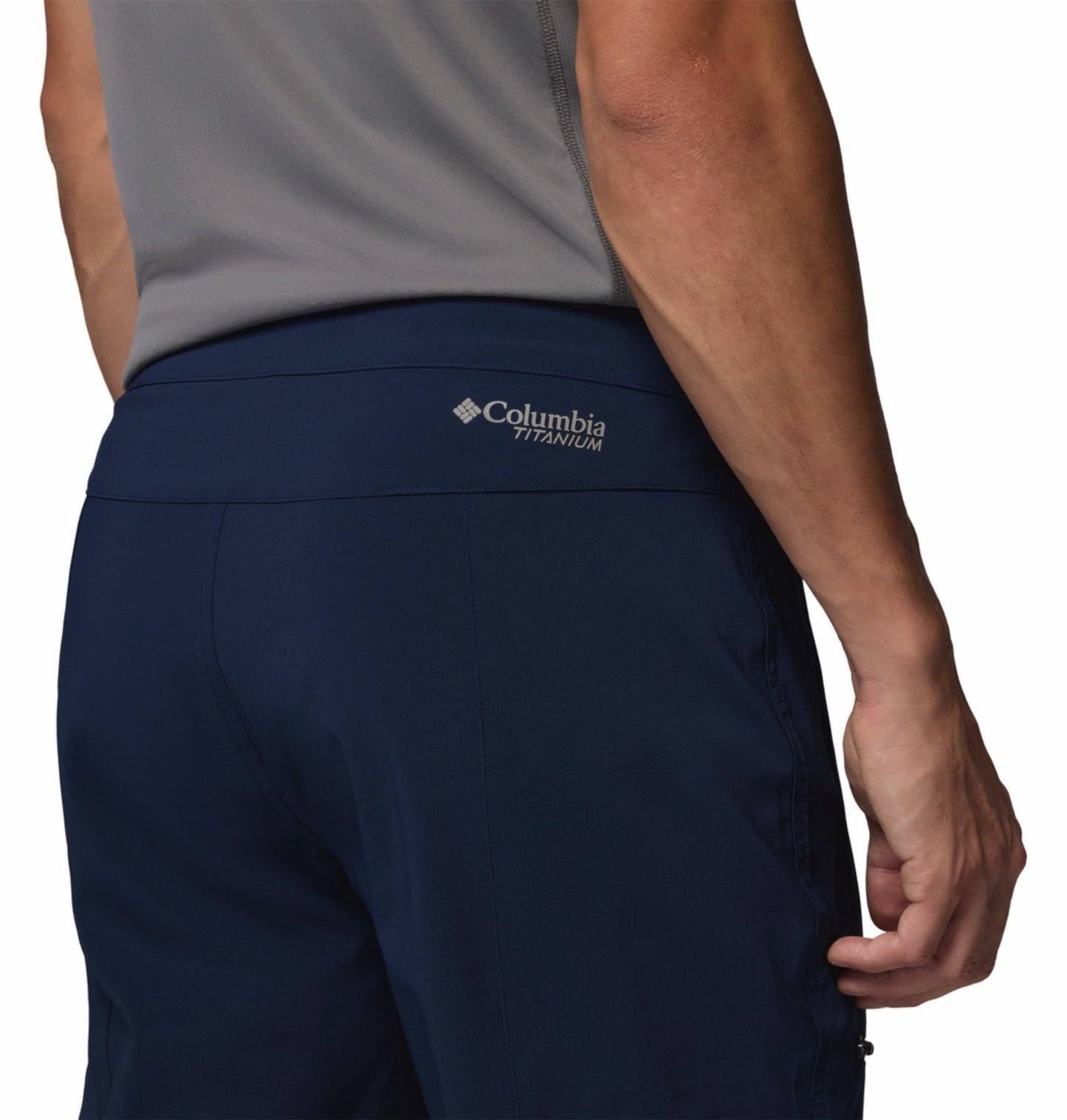 Columbia Men Navy Blue Omni-Shade Titan Pass II Pant