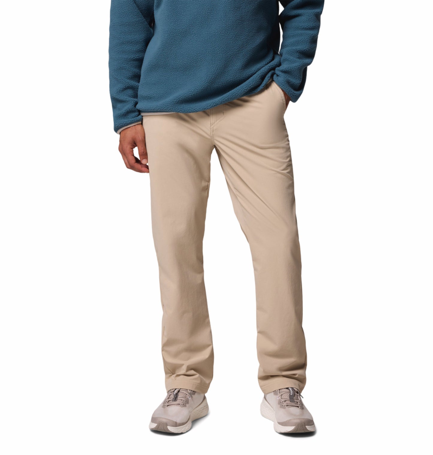 Columbia Men Beige Omni-Shield Roc Tech Chino Pant Chino Pant