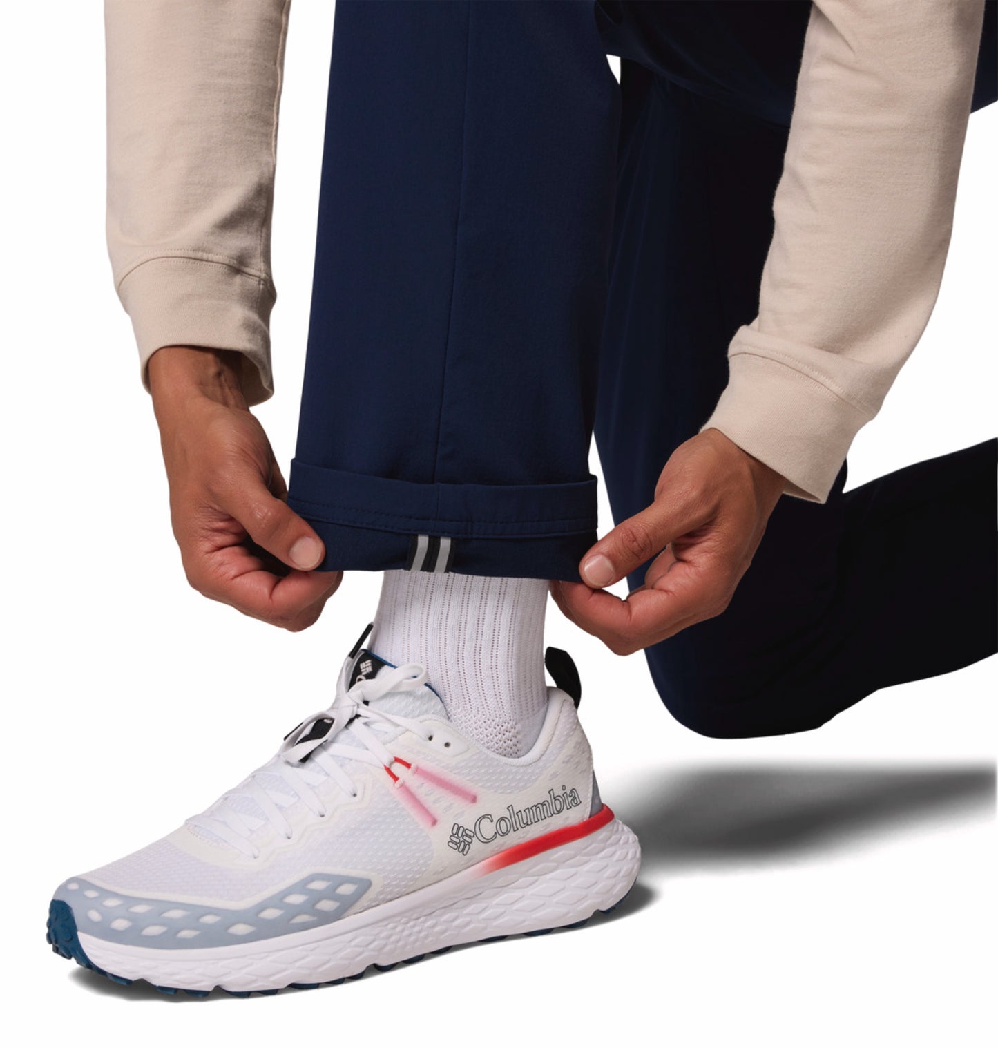 Columbia Men Navy Blue Omni-Shield Roc Tech Chino Pant Chino Pant
