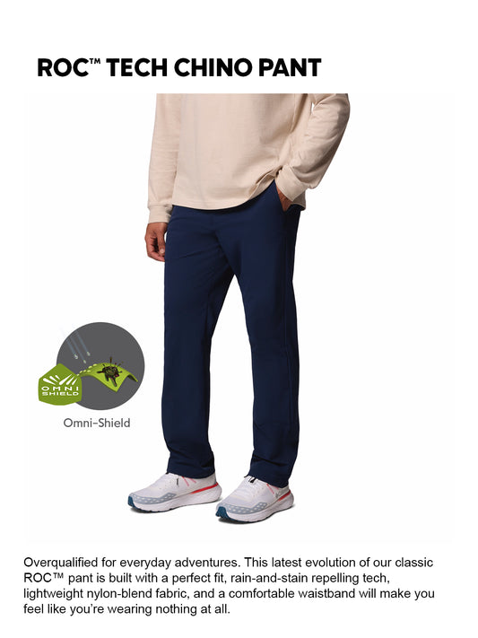Columbia Men Navy Blue Omni-Shield Roc Tech Chino Pant Chino Pant
