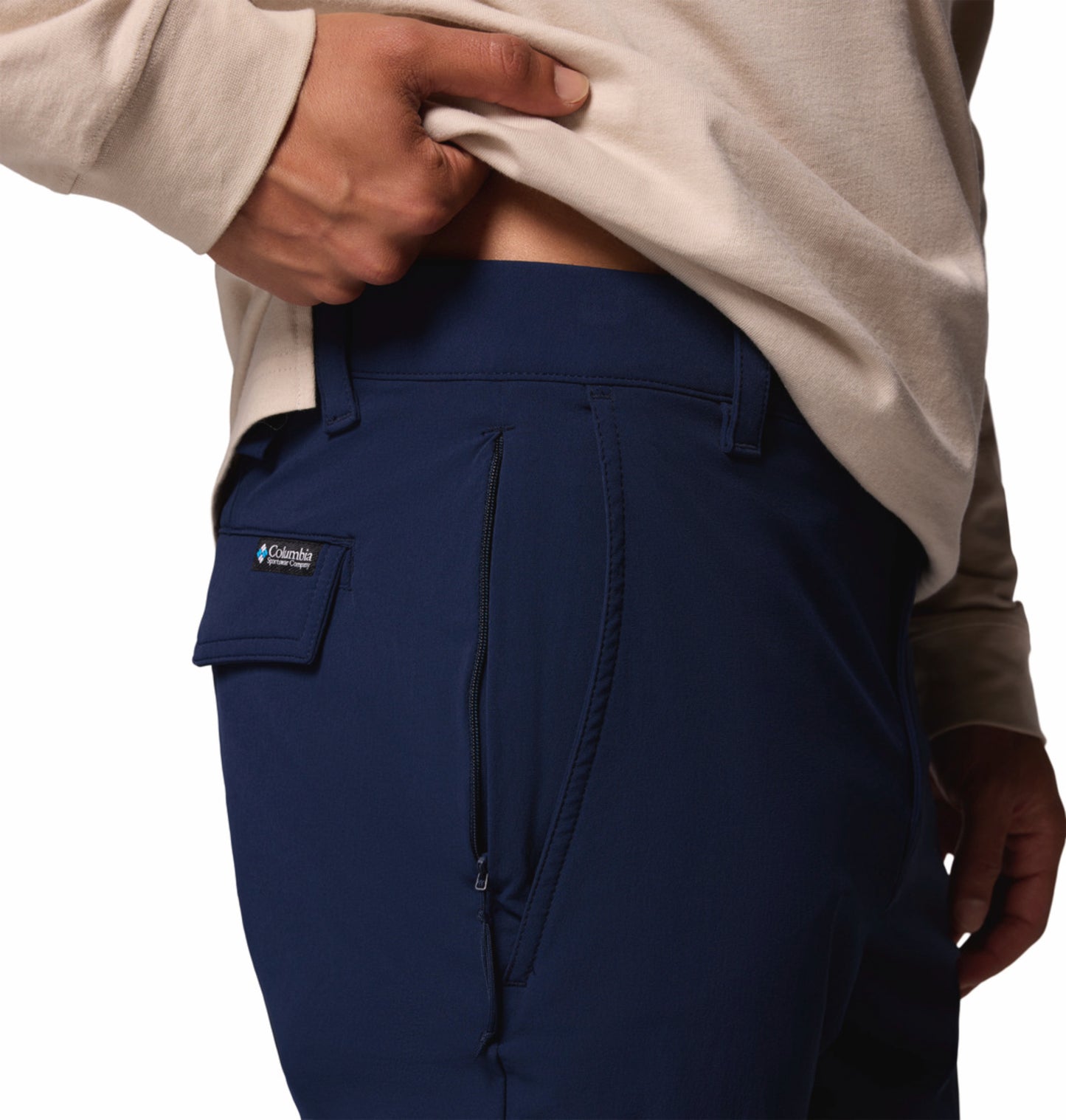 Columbia Men Navy Blue Omni-Shield Roc Tech Chino Pant Chino Pant