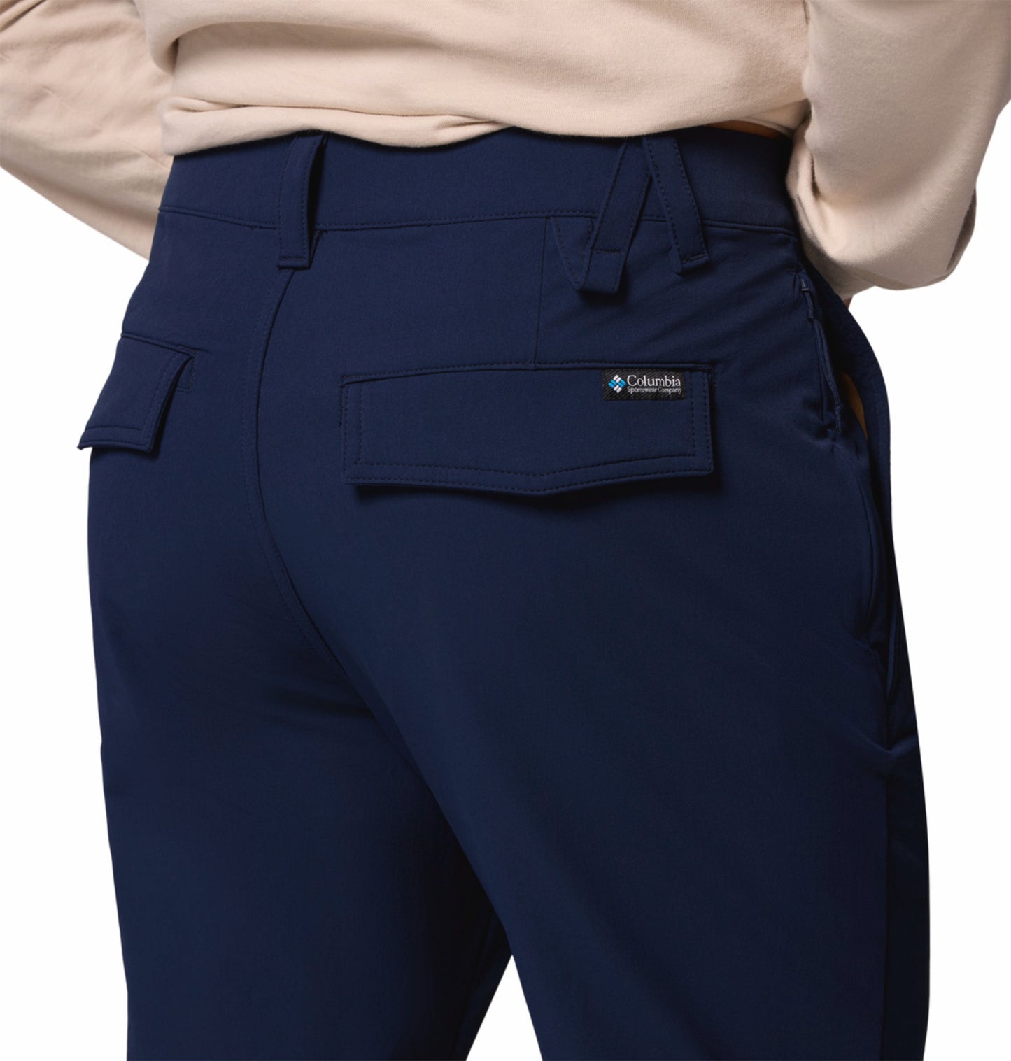 Columbia Men Navy Blue Omni-Shield Roc Tech Chino Pant Chino Pant