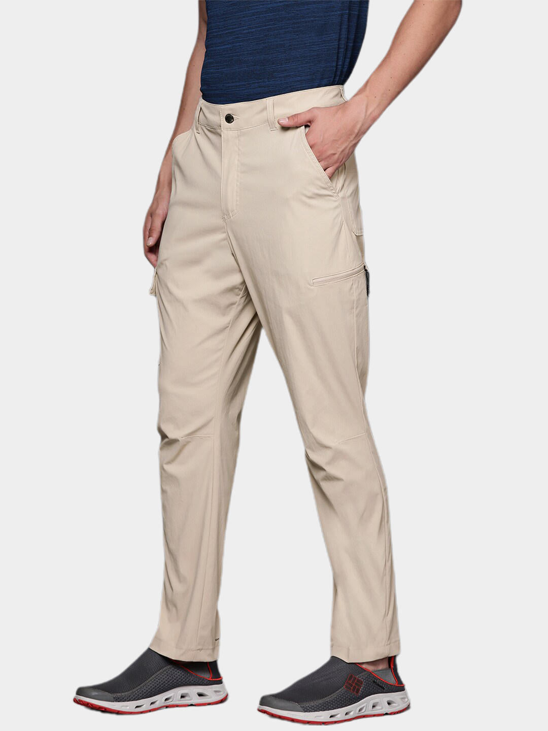 Columbia Men Beige Newton Ridge II Pant