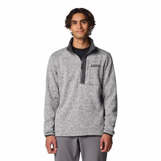 Columbia Mens Grey Sweater Weather Half Zip Jacket