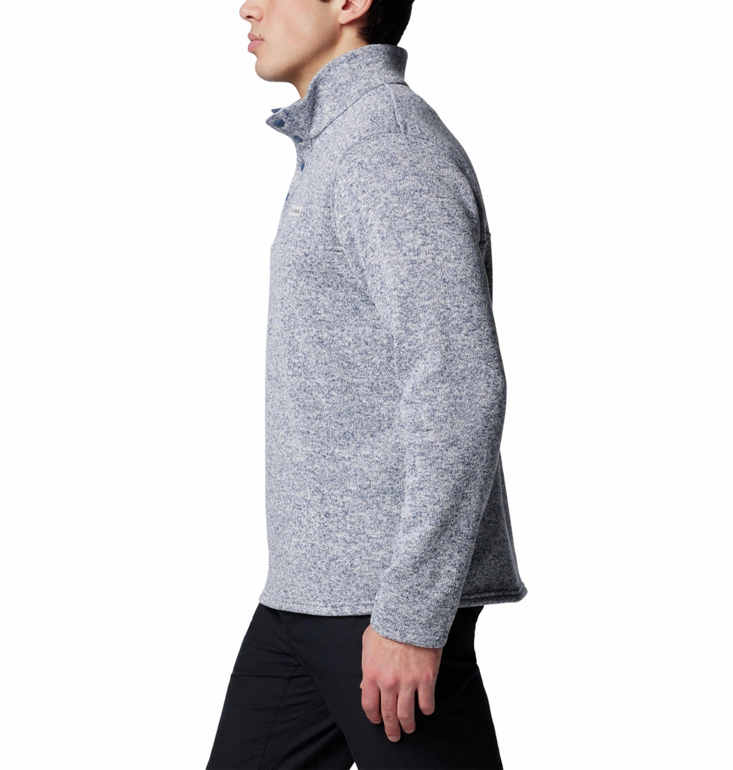 Columbia Men Blue Alto Pass Half Snap Fleece