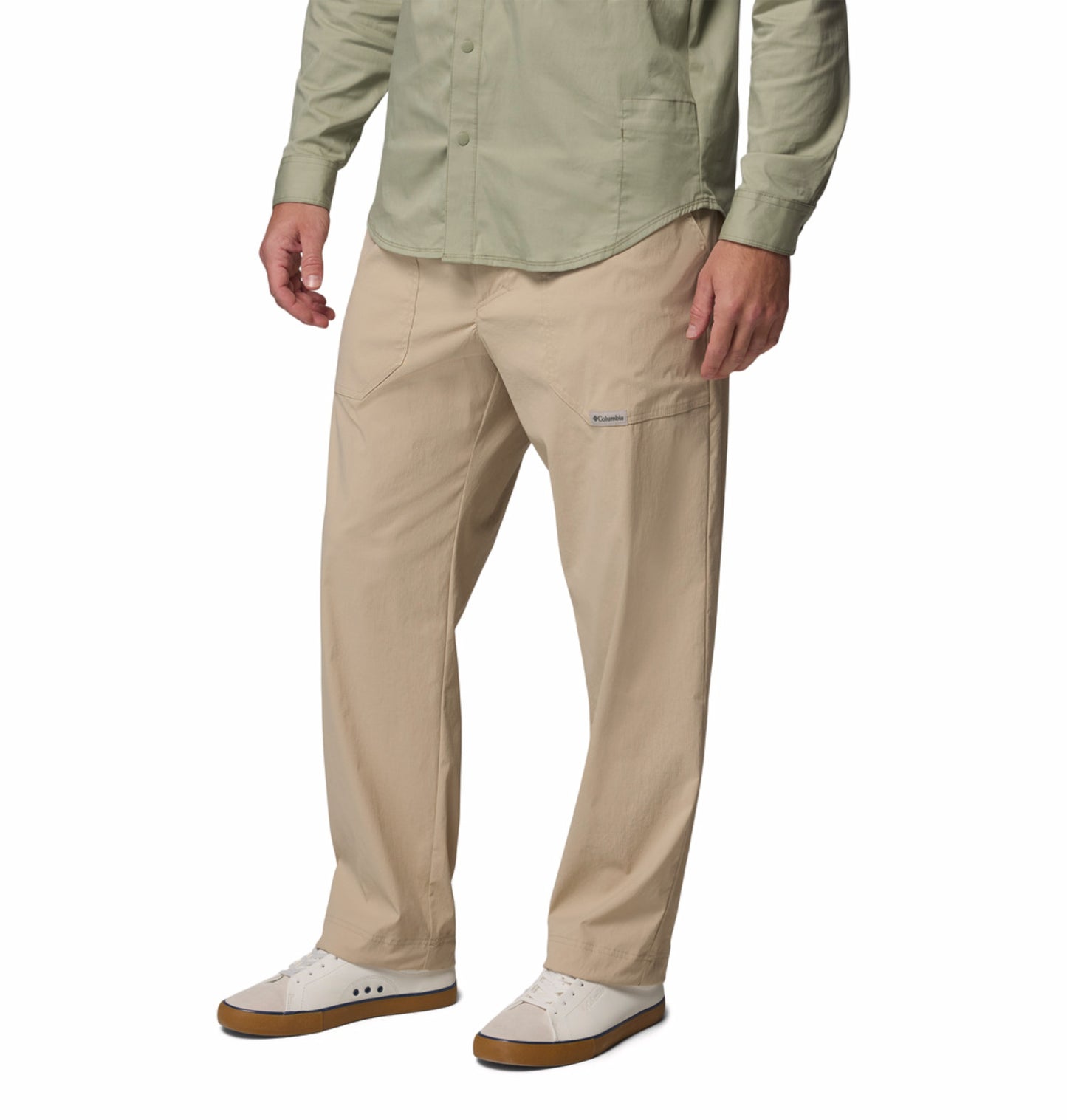 Columbia Men Beige Omni-Shade Landroamer Scout Pant