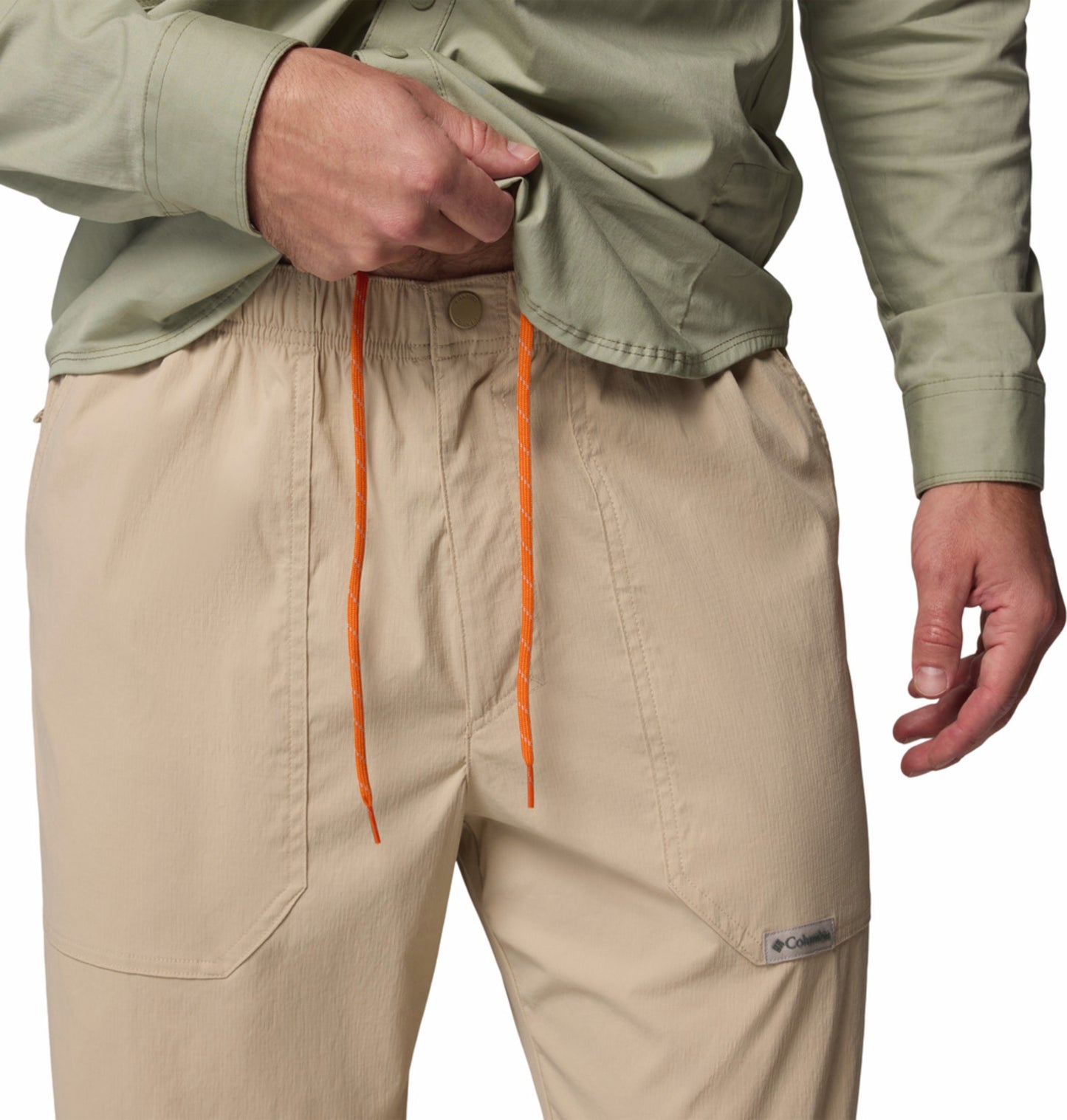 Columbia Men Beige Omni-Shade Landroamer Scout Pant