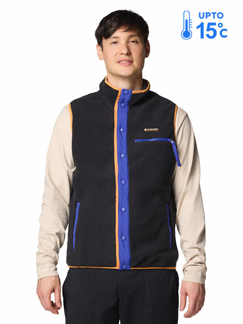 Columbia Men Black Helvetia II Fleece Vest