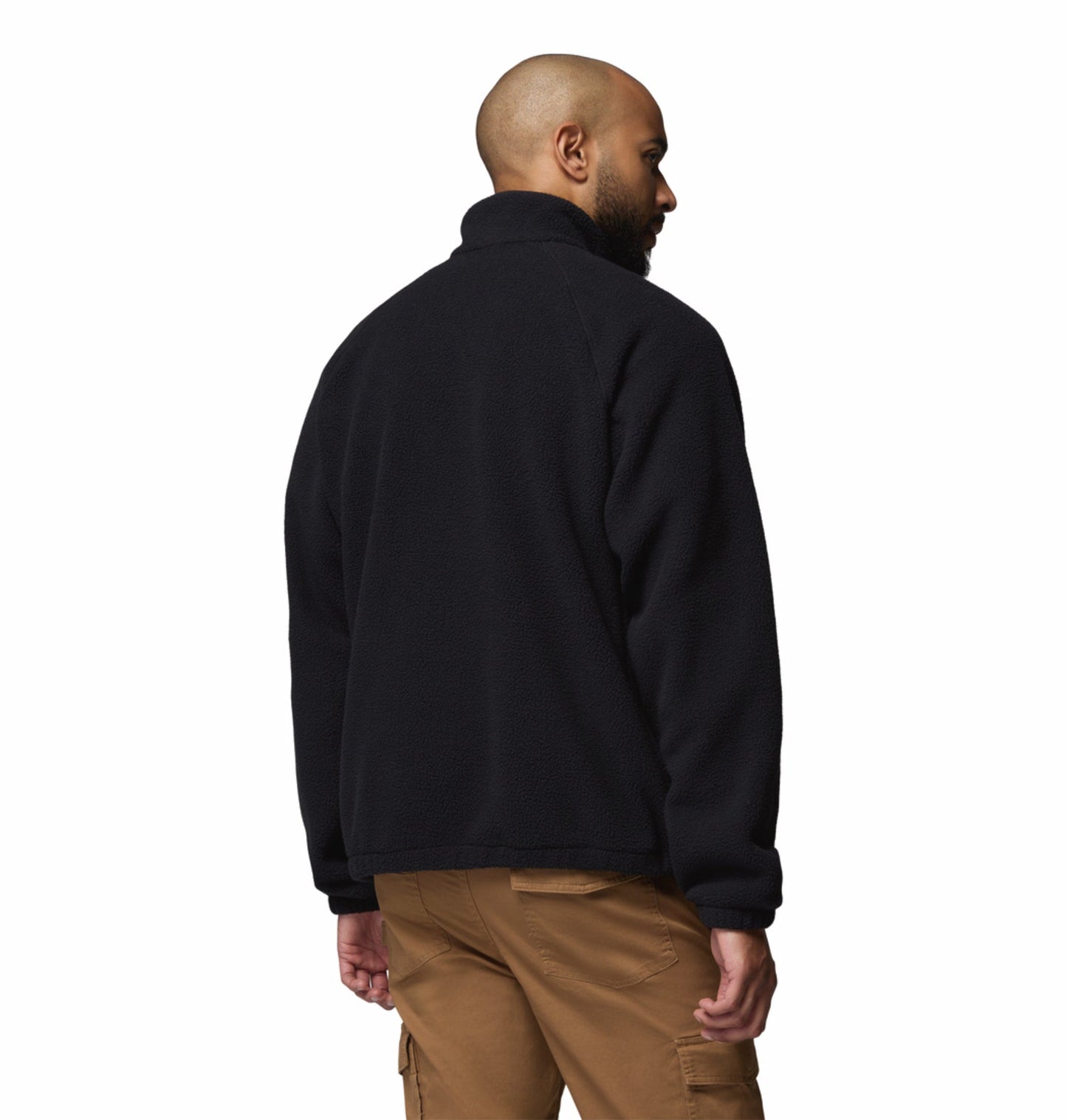 men black mtr timber crest fleece jacket