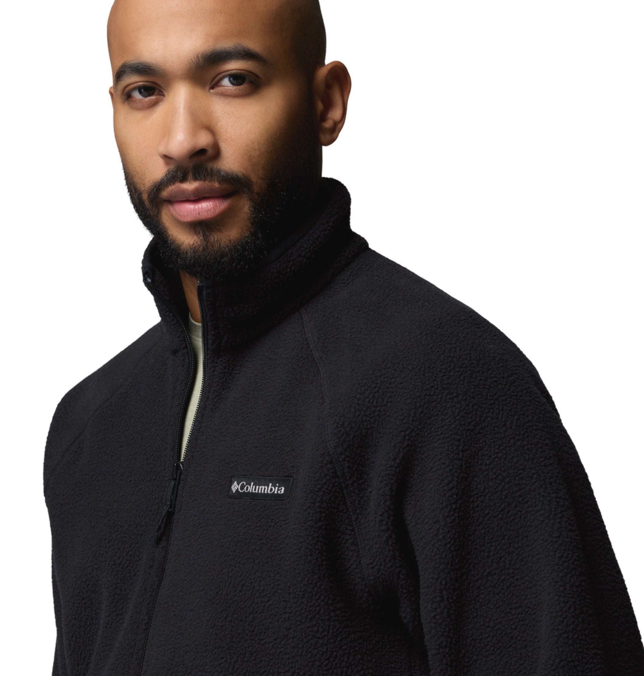 men black mtr timber crest fleece jacket