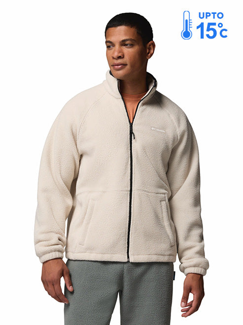 Columbia Men Beige MTR Timber Crest Fleece Jacket