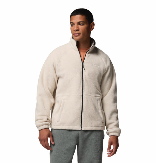 men beige mtr timber crest fleece jacket