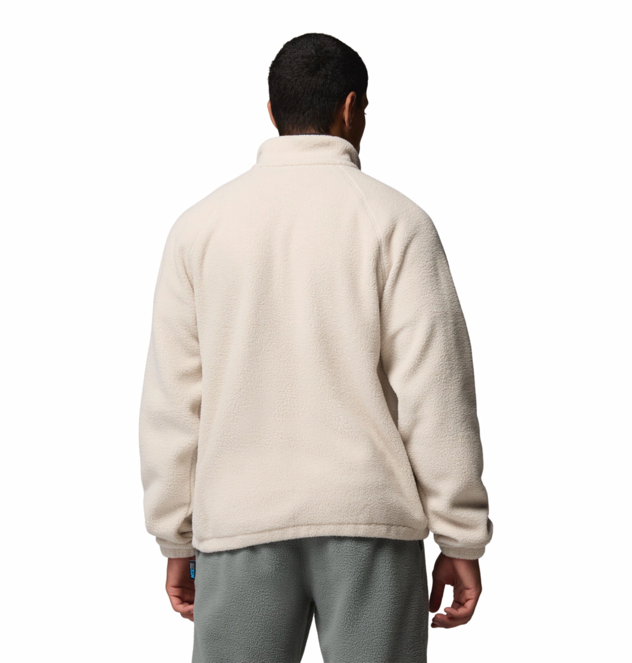men beige mtr timber crest fleece jacket