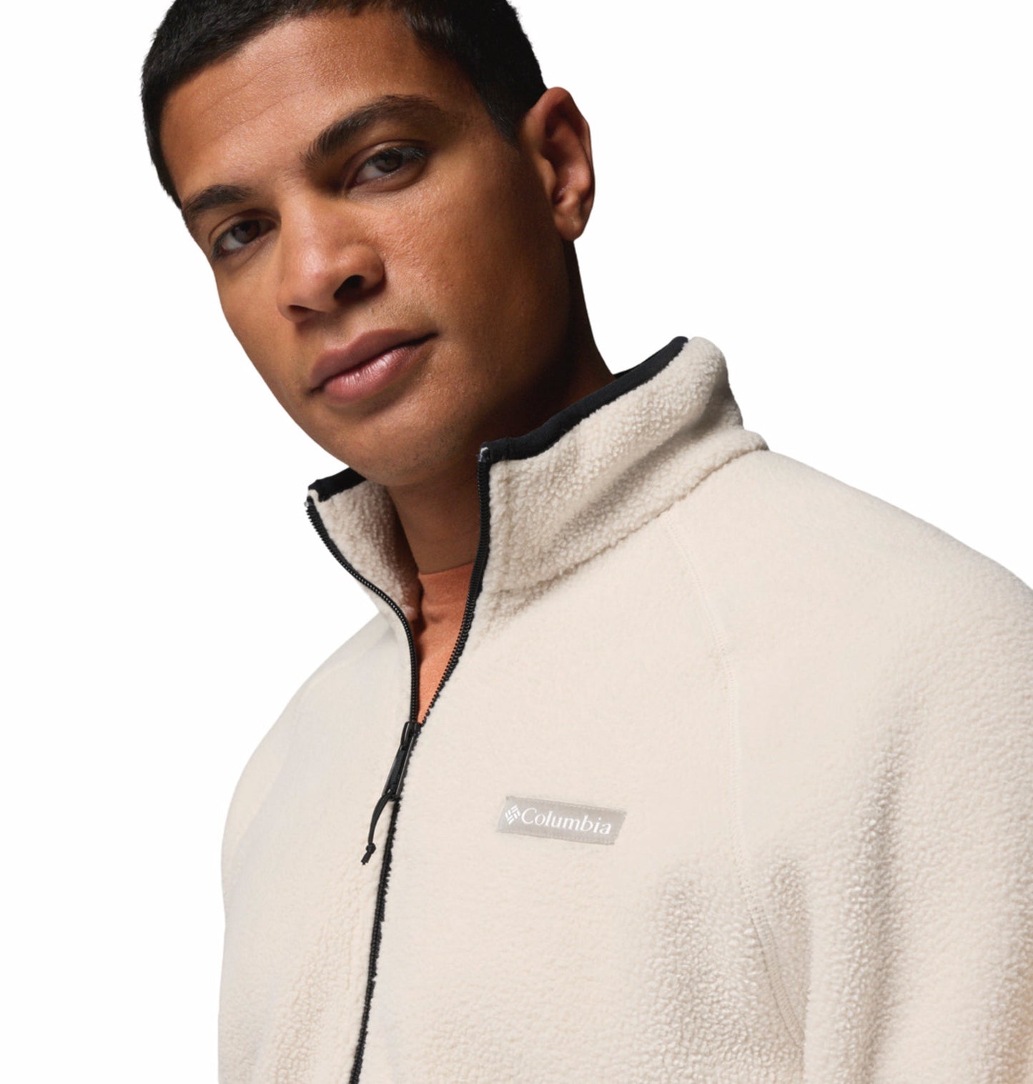 men beige mtr timber crest fleece jacket