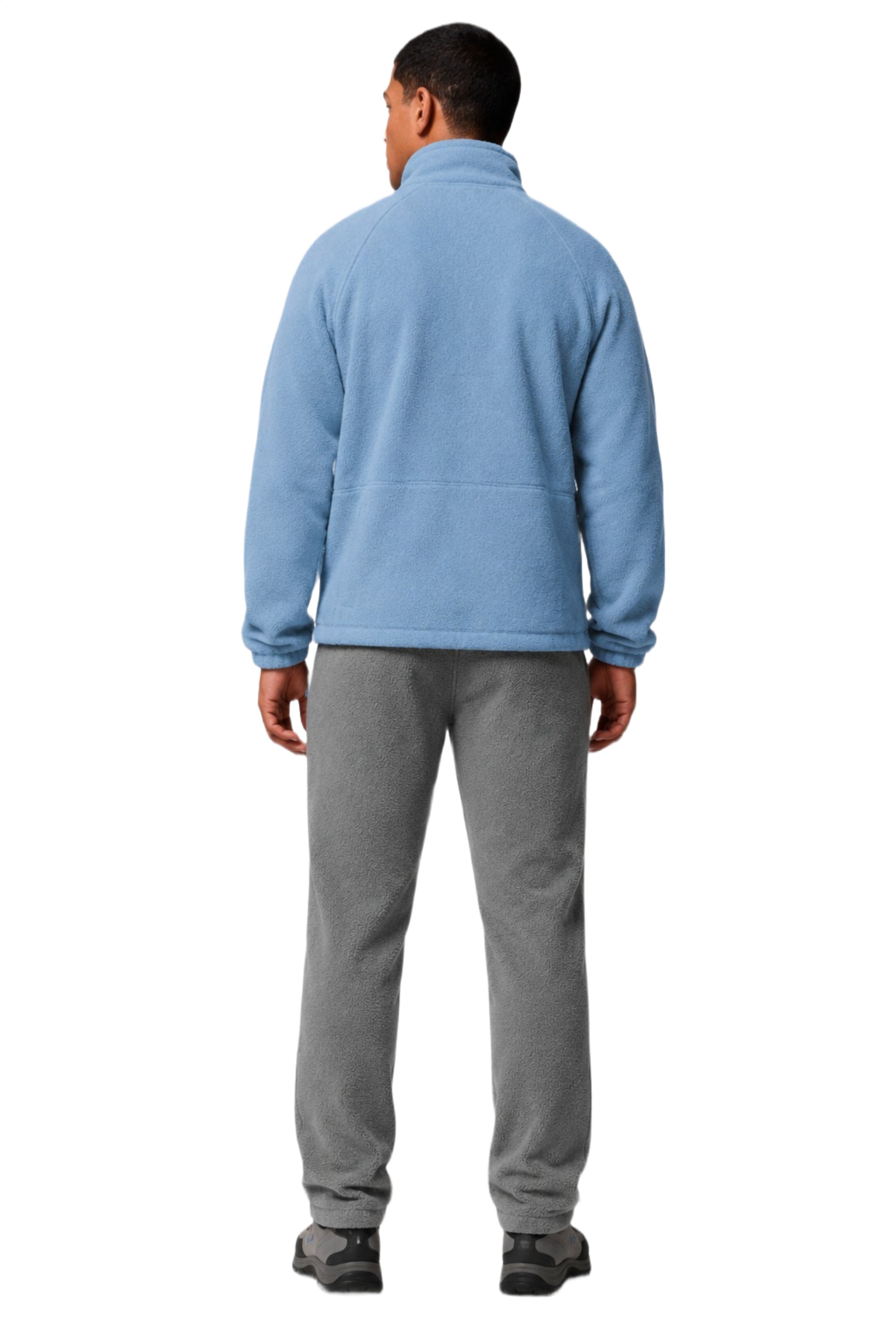 men blue mtr timber crest fleece jacket