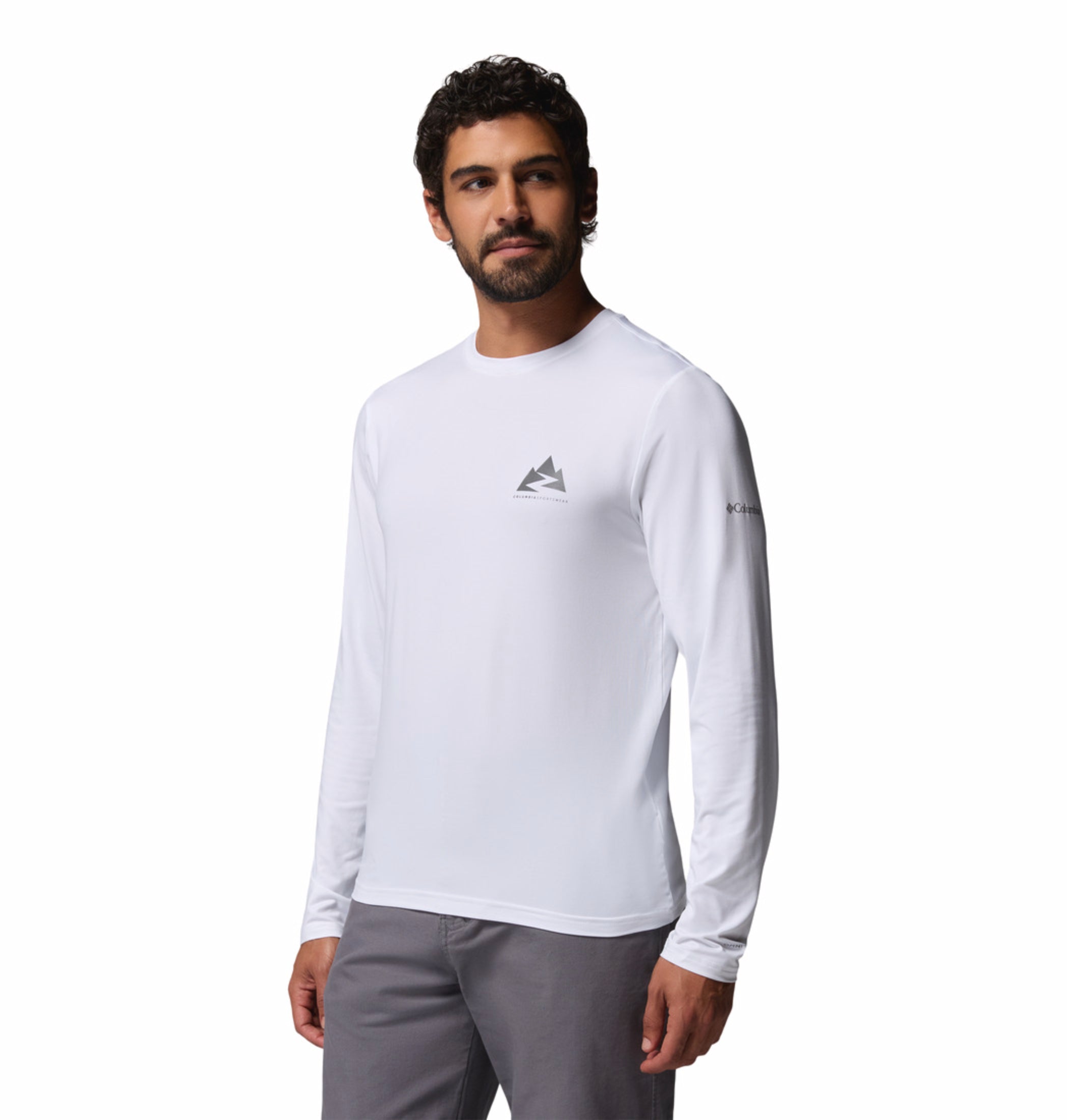 men white omni shade parsons point tshirt