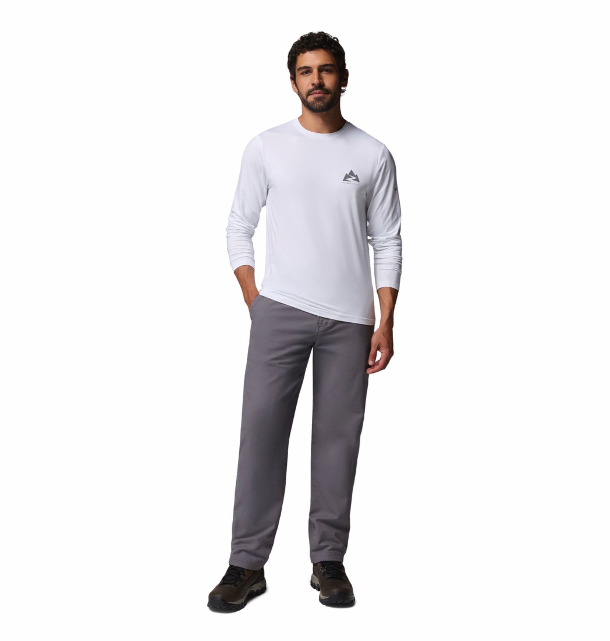 men white omni shade parsons point tshirt
