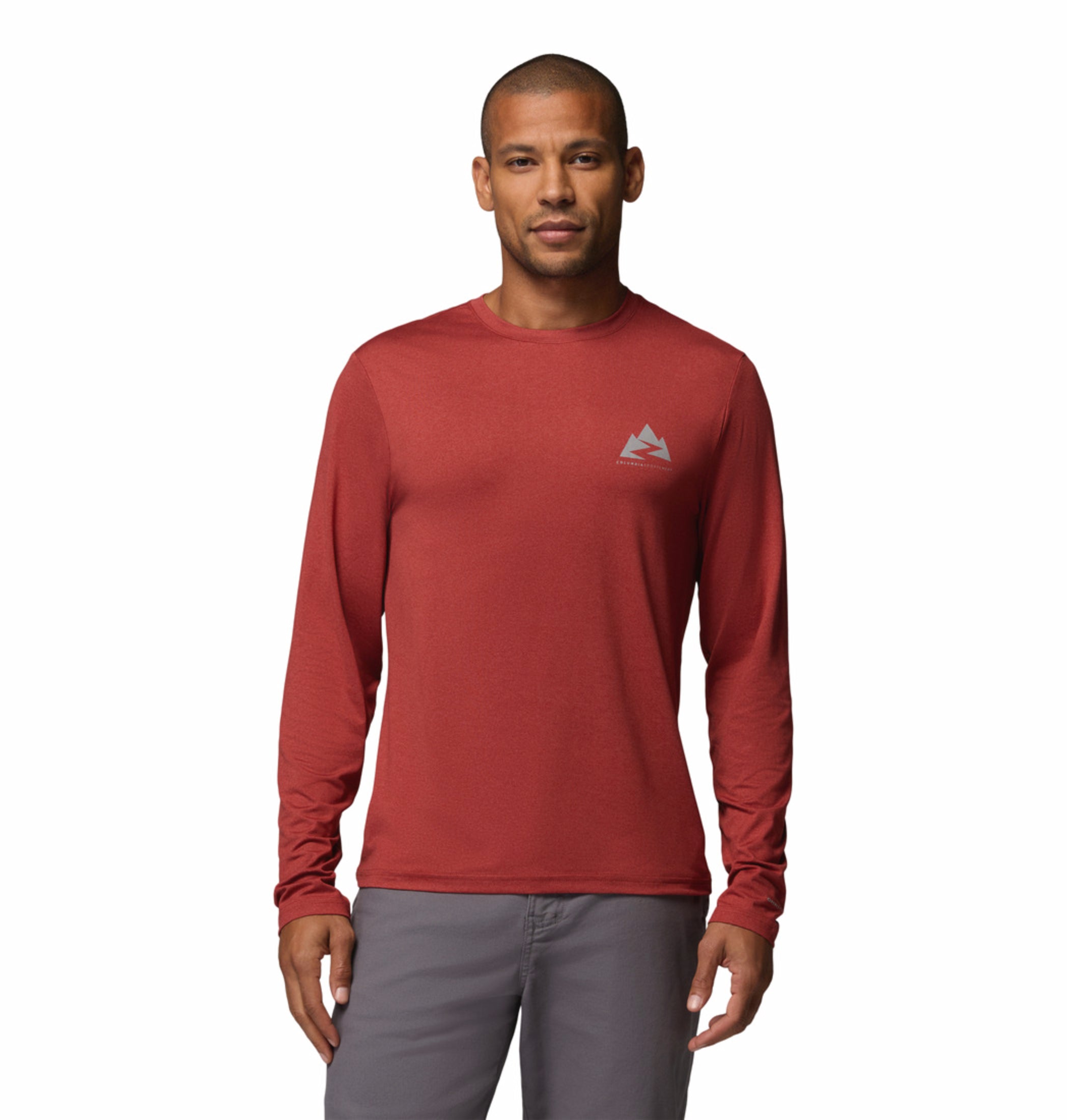 men red omni shade parsons point tshirt