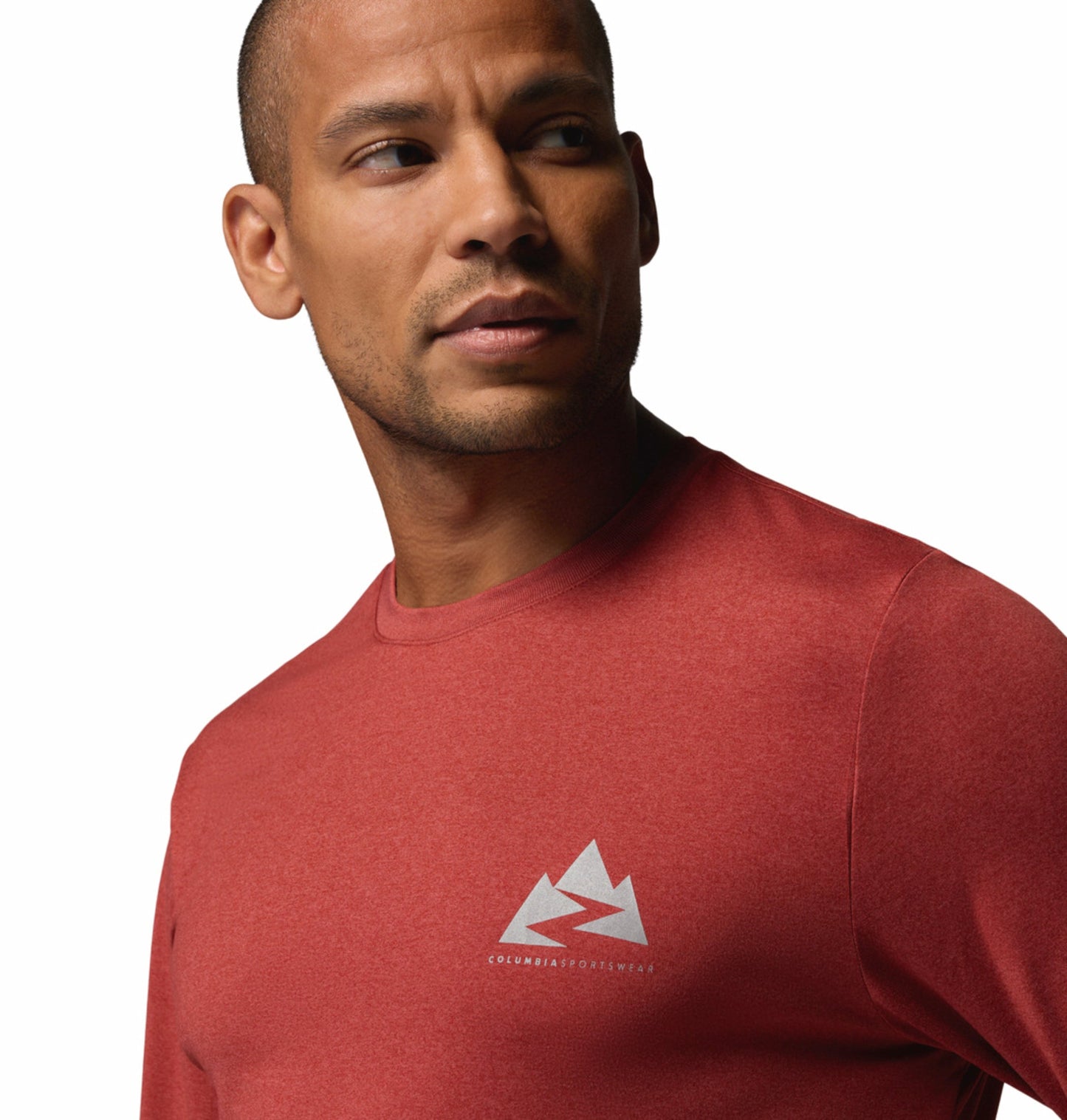 men red omni shade parsons point tshirt