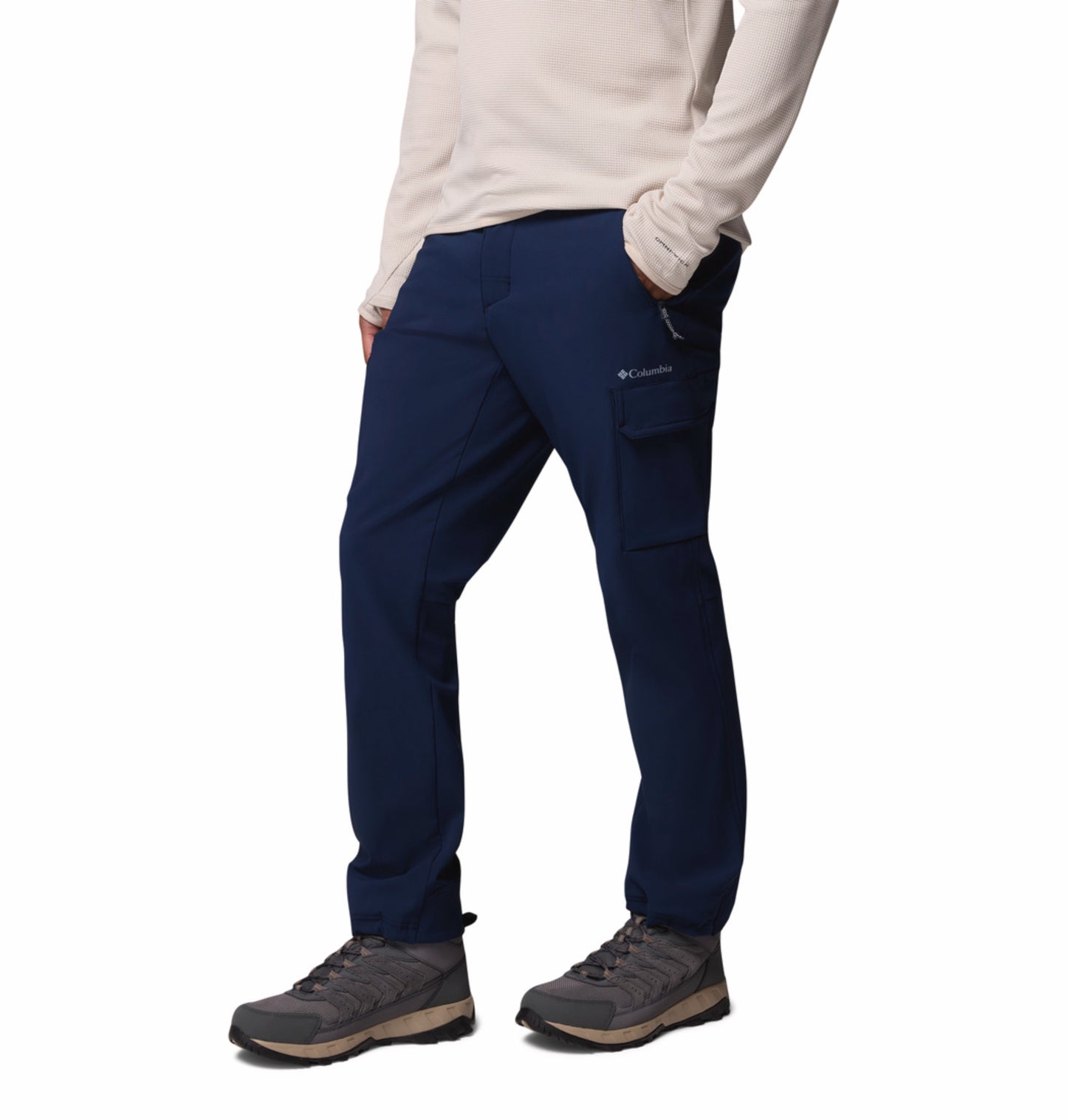 Columbia Men Navy Blue Omni-Shield Tech Trail Utility Pant