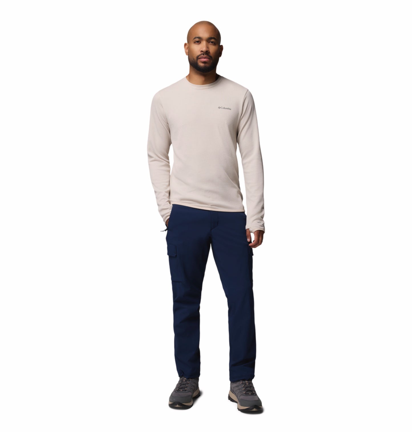 Columbia Men Navy Blue Omni-Shield Tech Trail Utility Pant