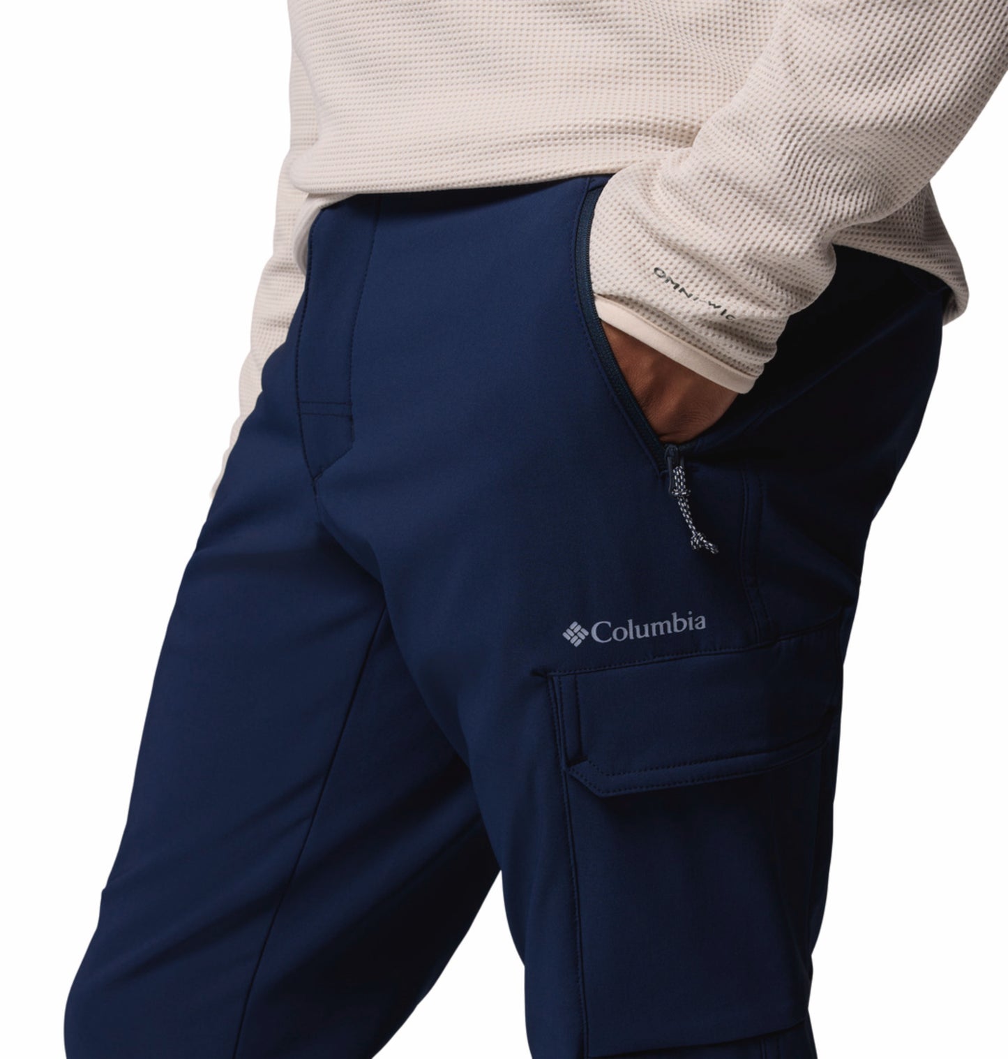 Columbia Men Navy Blue Omni-Shield Tech Trail Utility Pant