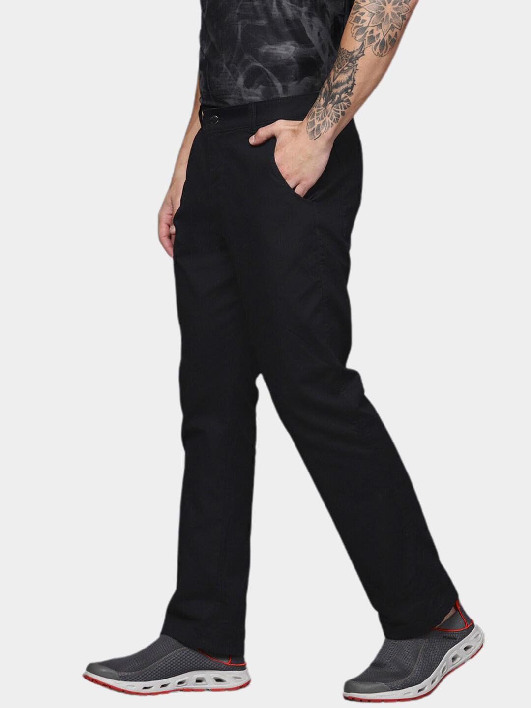 Columbia Men Black Flex Roc II Lined Pant