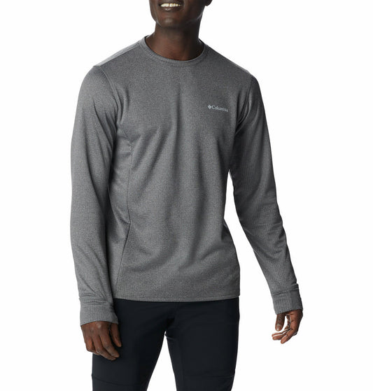 Columbia Men Grey Park View Crew Fleece Jacket