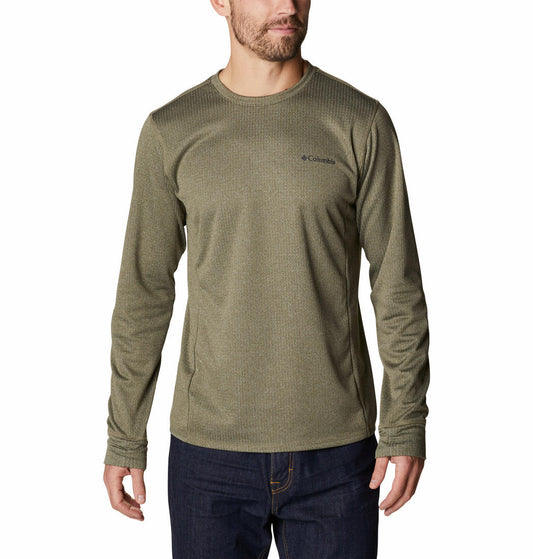 Columbia Men Olive Park View Crew Fleece Jacket