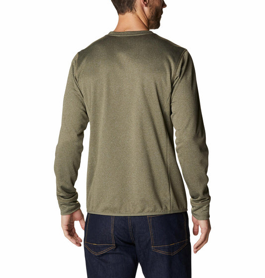 Columbia Men Olive Park View Crew Fleece Jacket