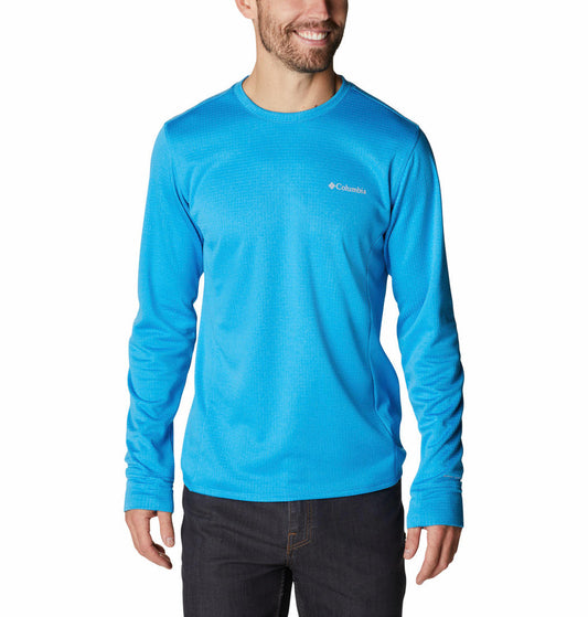 Columbia Men Blue Park View Crew Fleece Jacket