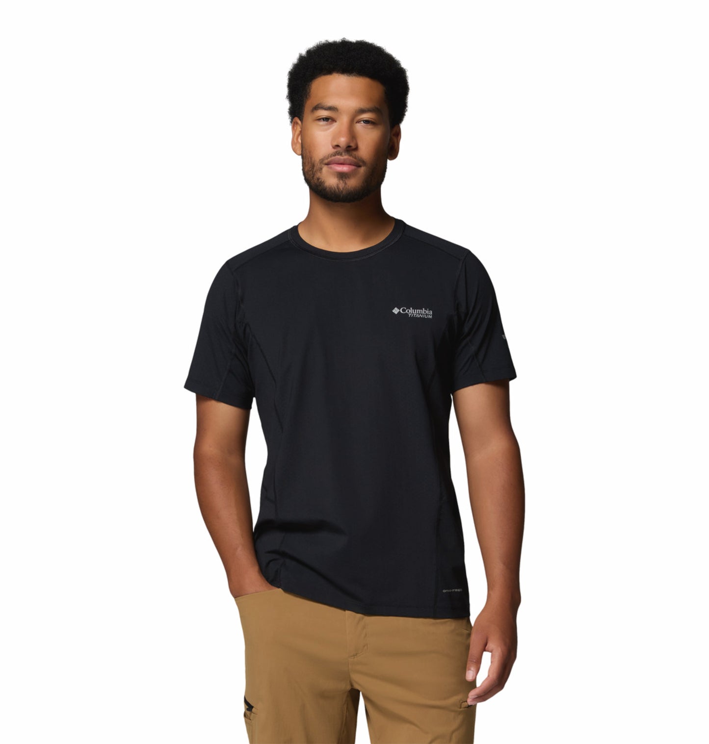 Columbia Men Black Omni-Freeze Diamond Peak Pro Tshirt