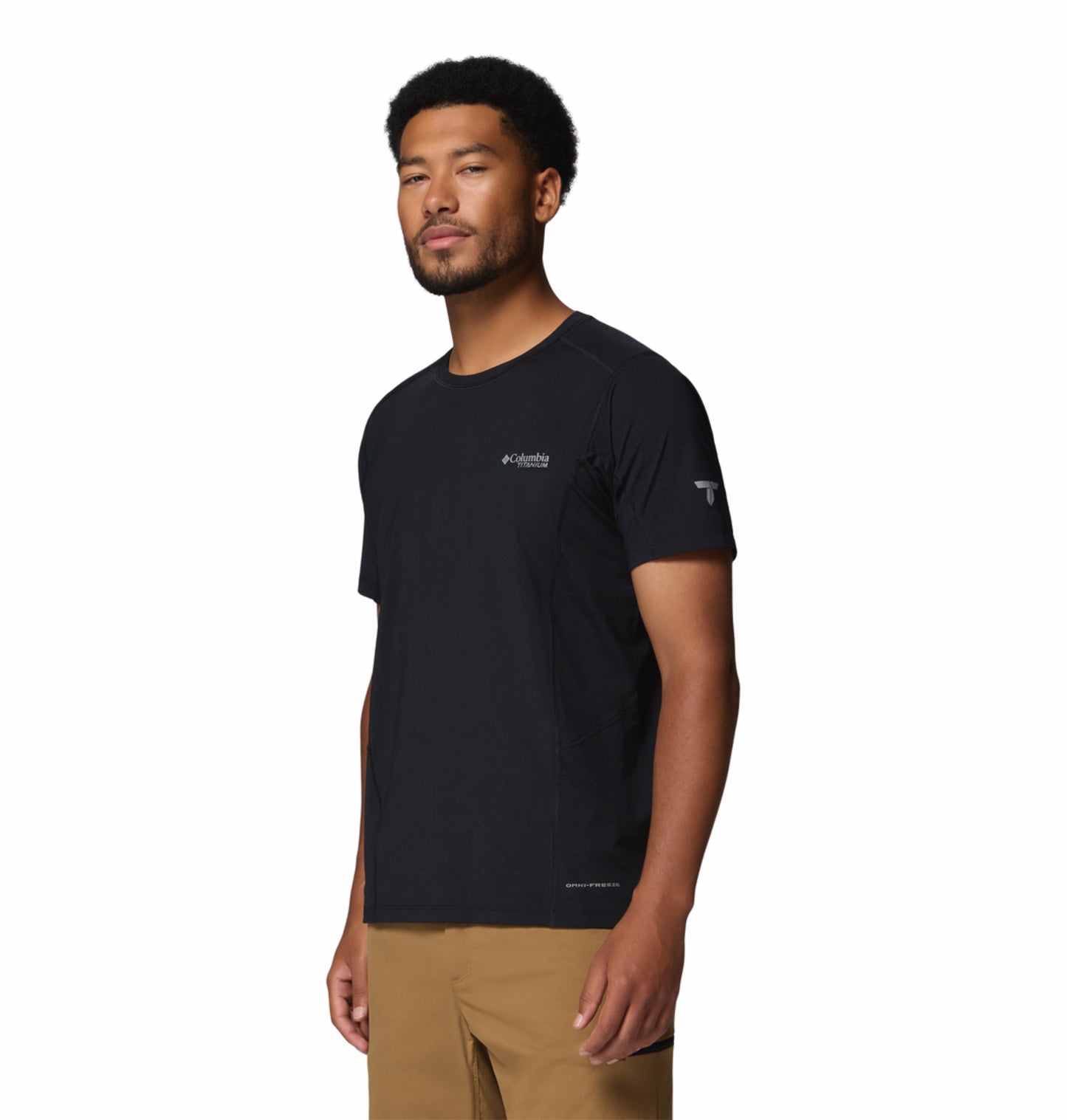Columbia Men Black Omni-Freeze Diamond Peak Pro Tshirt