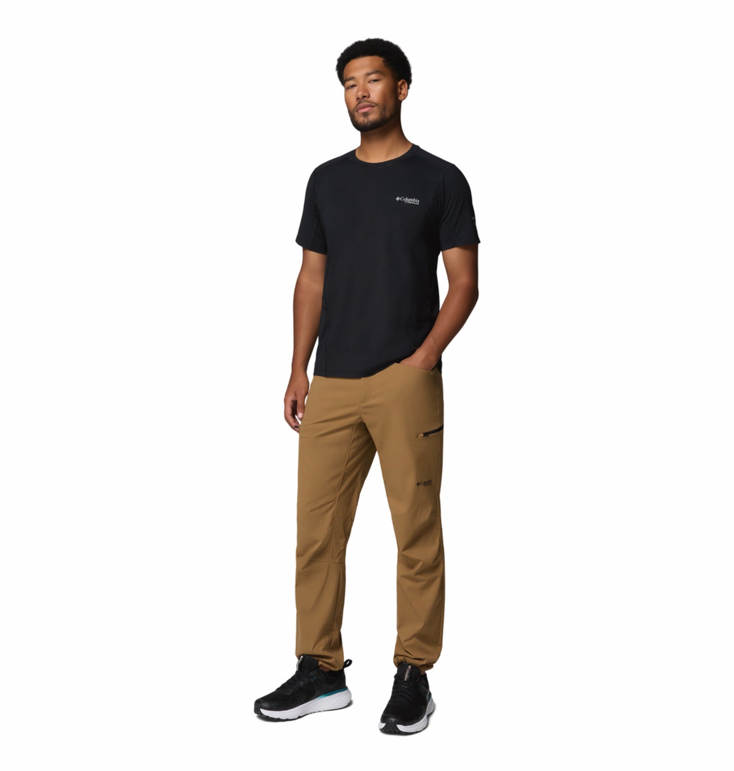 Columbia Men Black Omni-Freeze Diamond Peak Pro Tshirt