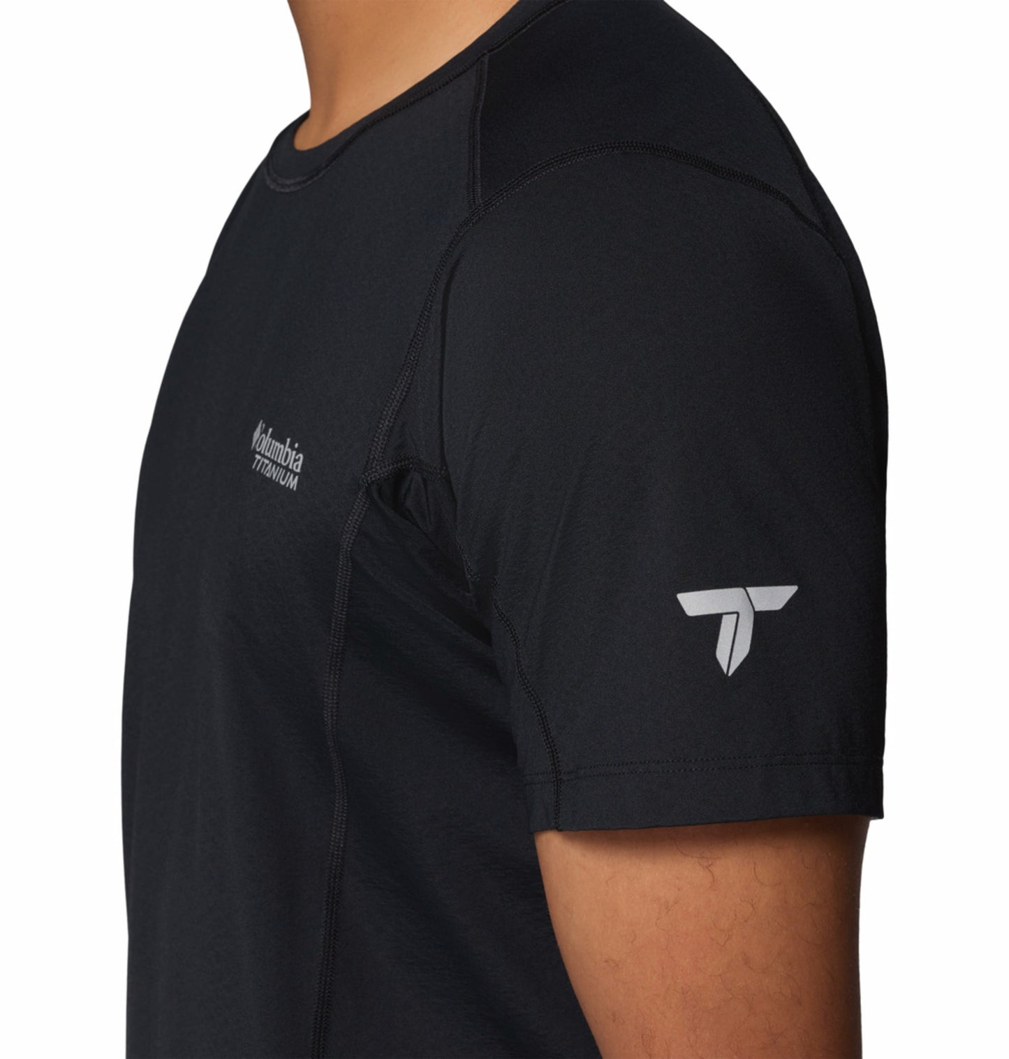 Columbia Men Black Omni-Freeze Diamond Peak Pro Tshirt