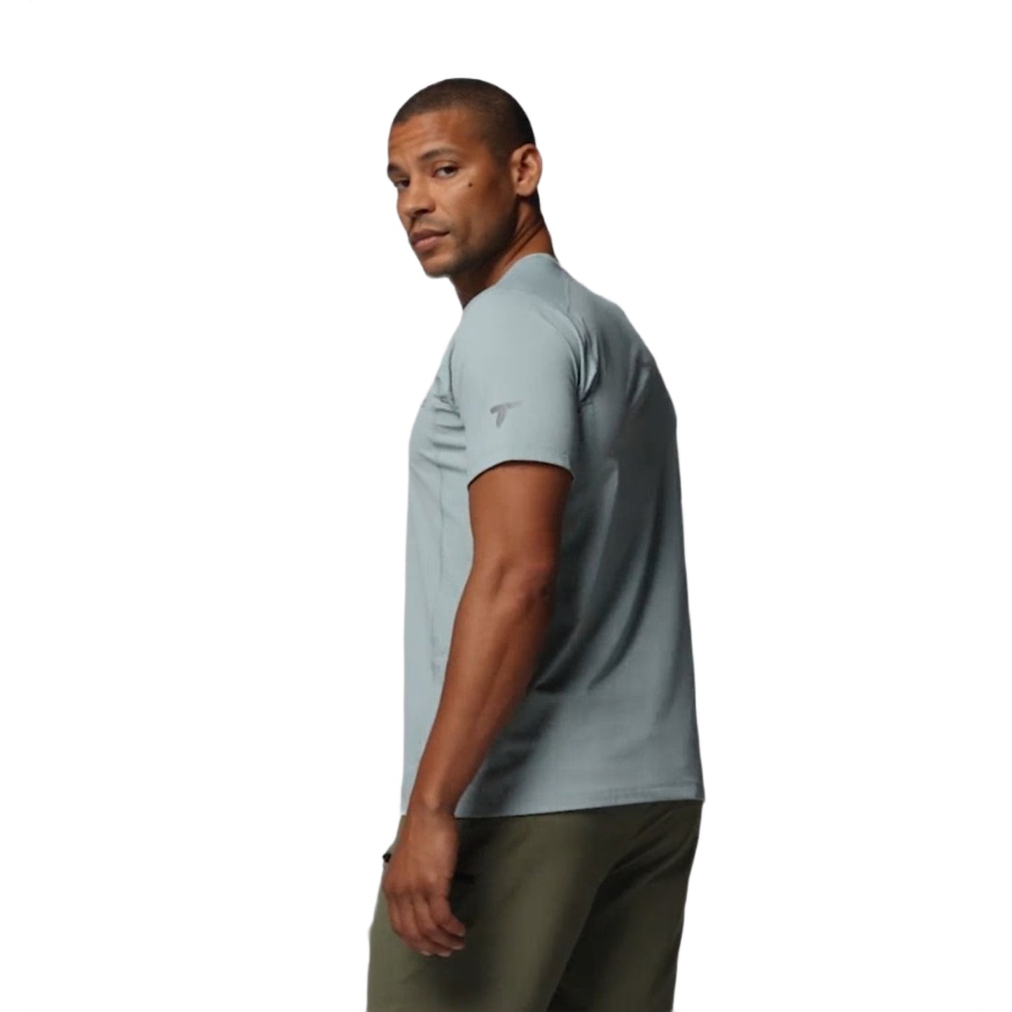 Columbia Men Blue Omni-Freeze Diamond Peak Pro Tshirt