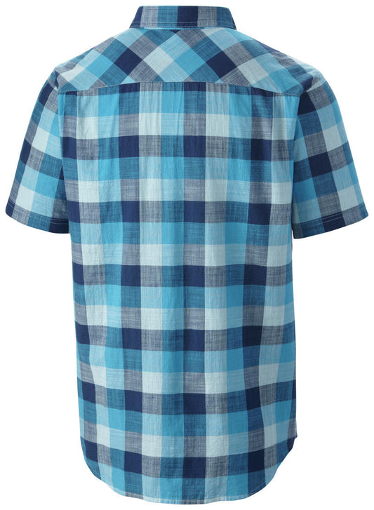 Columbia Men Blue Katchor II Short Sleeve Shirt
